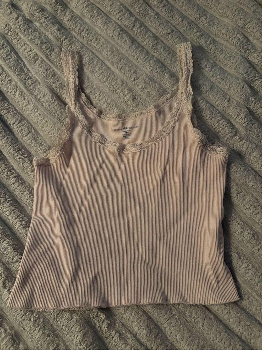 Brandy Melville Skylar Lace Tank (100% COTTON)